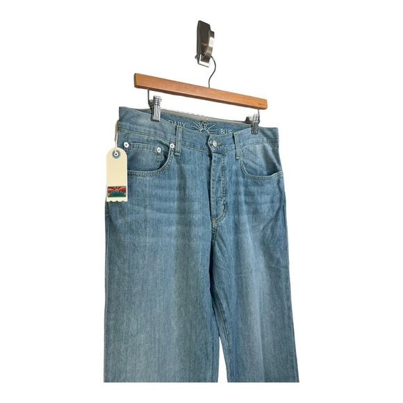 Daily Blue MOOD in Echo Wash Rigid Relaxed Straight Leg Denim Jean AG NEW $313 - Picture 5 of 16
